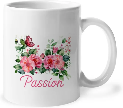 Vista 12 de Taza personalizada para amantes de los girasoles con nombre, regalos personalizados para amantes de las flores, taza de café de cerámica
