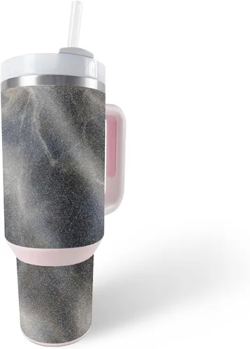 Vista 16 de MightySkins - Vaso con purpurina brillante compatible con Stanley The Quencher H2.0 FlowState de 40 onzas, morado sólido, acabado protector