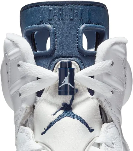 Vista 8 de Jordan 6 Retro Tenis para hombre Blanco carmínNegro carmín (CT8529 106)