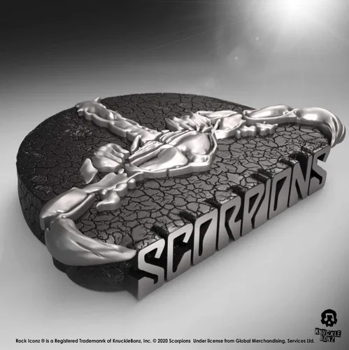 Vista 6 de Knucklebonz Rudolf Schenker (Scorpions) Estatua coleccionable de edición limitada - Icono del rock, con licencia oficial, incluye CoA