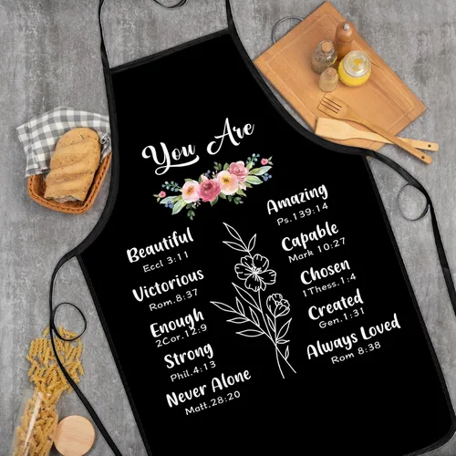 Vista 7 de Regalos cristianos para mujeres y hombres, delantal inspirador, delantales de cocina religiosos, regalos para mujeres, cumpleaños, Navidad.
