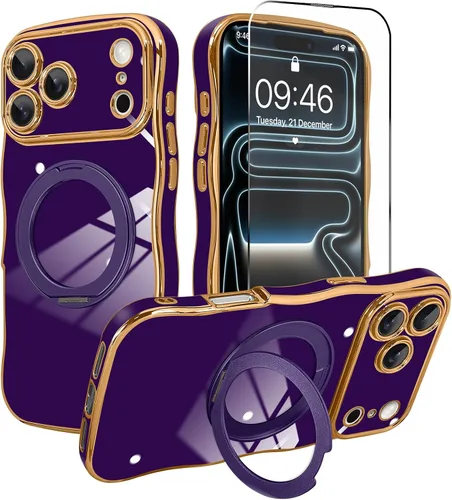 Vista 17 de tharlet for iPhone 17 Case Black with 360° Spin Magnetic Stand