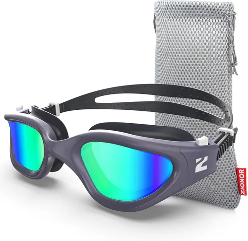 Vista 10 de ZIONOR Gafas de natación G1 SE antivaho para adultos, hombres y mujeres