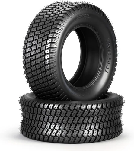 Vista 31 de 15x6.00-6 Neumáticos para cortacéspedes (Juego de 2), Neumáticos sin cámara de 4 capas con patrón S para césped, 15x6x6 para cortacésped, tractor