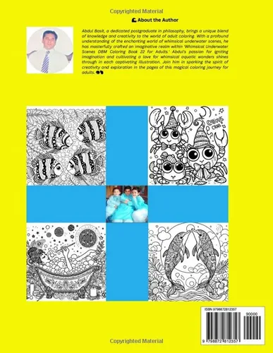 Vista 2 de Whimsical Underwater Scenes DBM Coloring Book 22 for Adults