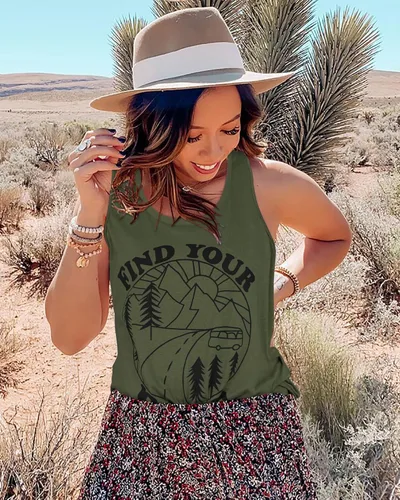 Vista 6 de Camisetas sin mangas para mujer, de verano, informales y holgadas, blusas tipo túnica