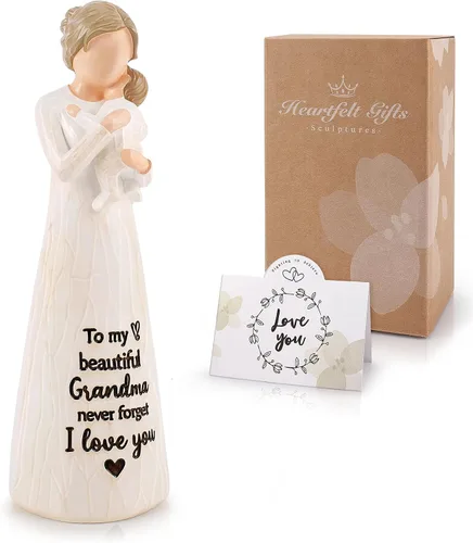 Vista 13 de Regalos para nuevos padres para parejas, regalos para nuevas madres para mujeres, una familia de tres figuras, regalo para mamá y papá por primera