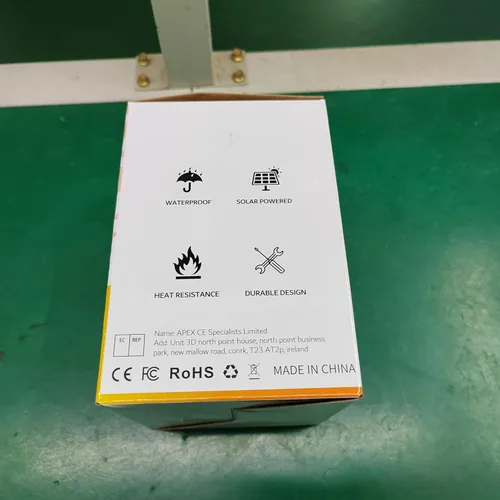 Vista 9 de Biling Focos solares para exteriores, luces solares 2 en 1 para paisaje, 12 bombillas LED, alimentadas por energía solar, IP67, impermeable Blanco