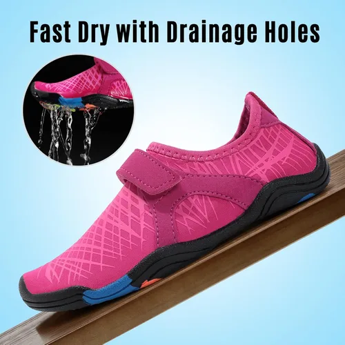 Vista 4 de Zapatos de agua para niños y niñas Cior, calzado acuático de secado rápido, ligeros, deportivos (niños pequeños y grandes)