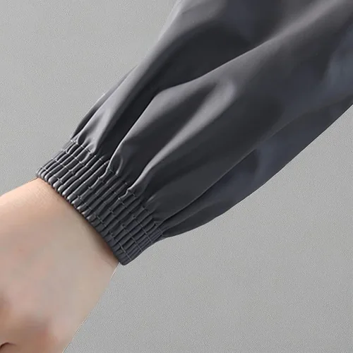 Vista 10 de Yzurbu Fundas para brazos, protector de poliuretano para brazo con puños elásticos, impermeable, resistente al aceite, resistente al ácido