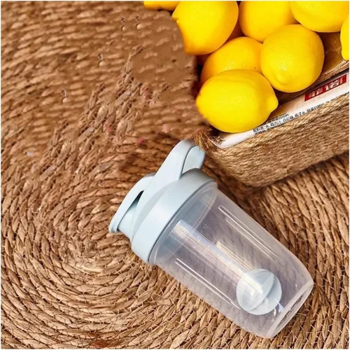Vista 5 de CHNLML Botella Agitadora de Proteínas 400ML/16Oz con Bola Agitadora para Batido de Proteínas, Botella Agitadora con Bola Mezcladora, A Prueba