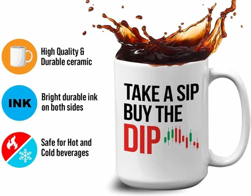Vista 4 de Bubble Hugs Stock Trader Taza de café - The Stocksfather - Investment Stock Market Traders Brokers Asesor financiero 15oz Blanco