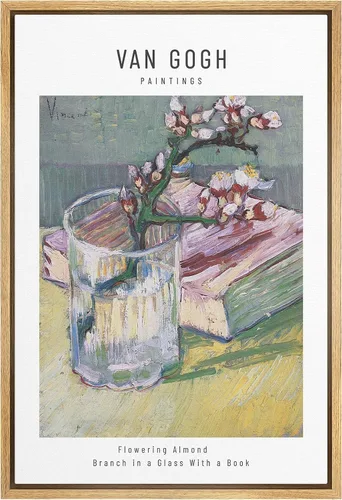 Vista 75 de SIGNWIN Lienzo enmarcado para pared, diseño de Vincent Van Gogh, un par de amantes, naturaleza, ilustraciones de área silvestre, bellas artes