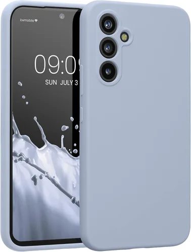 Vista 158 de kwmobile Funda compatible con Samsung Galaxy A13 4G - Funda delgada de silicona TPU - Acabado suave al tacto - Amarillo radiante