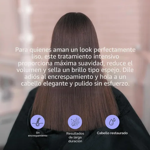 Vista 5 de Kit de tratamiento de alisado de queratina brasileña 2fl.oz Buriti Liss Collagen Pro para todo tipo de cabello