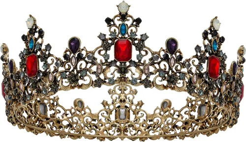 Vista 11 de SWEETV Queen Crown, Princess Crowns for Women, Baroque Tiaras for Women 0. Multicolor