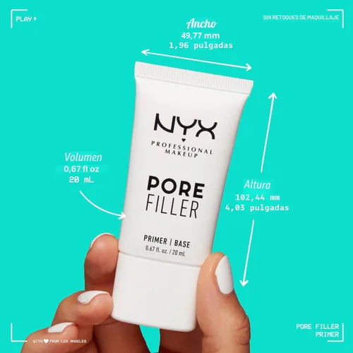 Vista 7 de Relleno de poros, de Nyx cosméticos, 0.67 onzas