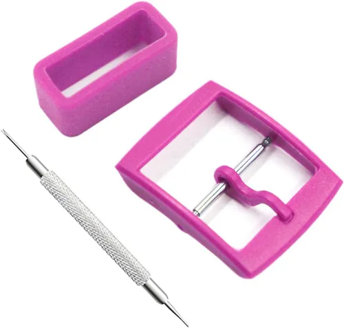 Vista 24 de Correas de reloj de repuesto de hebilla de plástico y bucles de silicona para Swatch