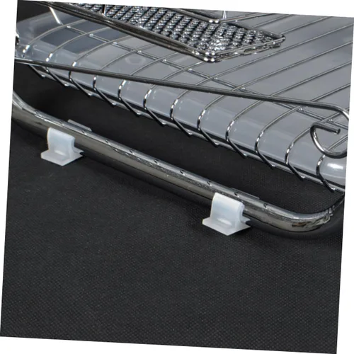 Vista 3 de UPKOCH Escurridor de platos para fregadero, estante seco para platos, soporte para palillos, soporte para utensilios sobre el fregadero, escurridor