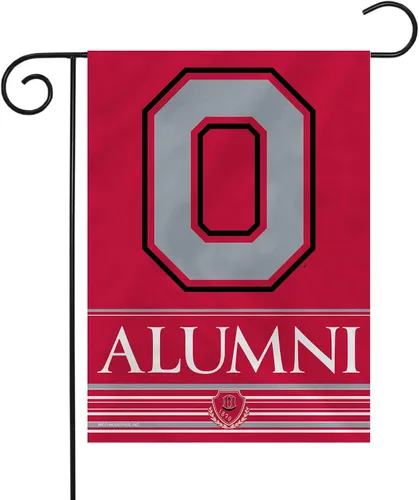 Vista 10 de Rico Industries NCAA Alumni - Bandera de jardín de doble cara de 13 x 18 pulgadas