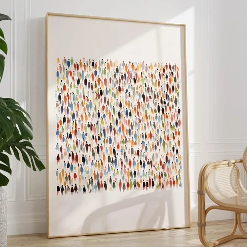 Vista 21 de Arte de pared de acuarela de Jesús, pintura en lienzo cristiano, imágenes de las Escrituras, decoración de pared, póster con versículos bíblicos