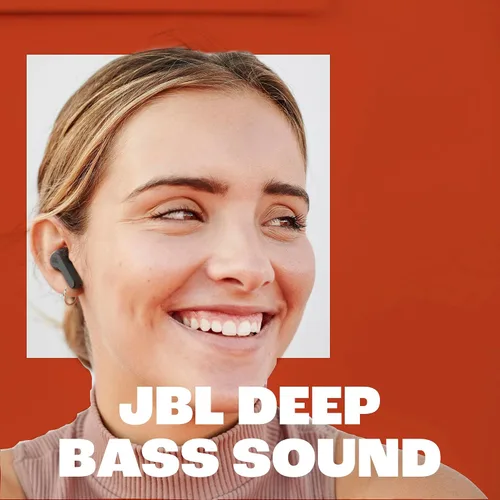 Vista 5 de JBL Vibe Beam - Auriculares verdaderos inalámbricos JBL con sonido de graves profundos, Bluetooth 5.2, resistente al agua y al polvo, llamadas manos