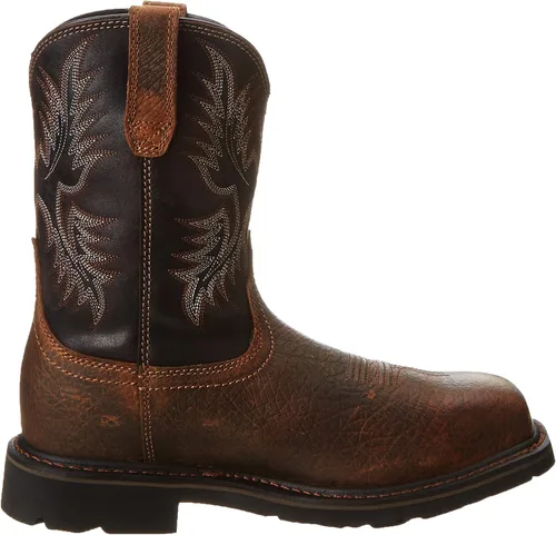 Vista 6 de Ariat Botas de trabajo Sierra de punta cuadrada ancha para hombre resistente a pinchazos