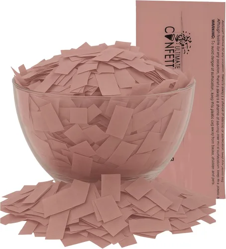 Vista 18 de Ultimate Confetti, Confeti Biodegradable Azul Bebé - Confeti de Papel de Seda Rectangular Revoloteante para Uso en Cañones y Lanzadores – Confeti