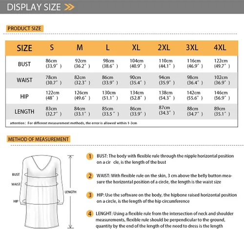 Vista 2 de Vestido de manga larga con cuello en V y estampado para mujer, vestido suelto y fluido