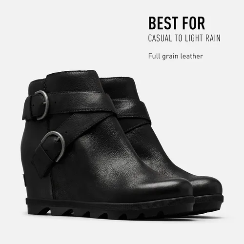 Vista 2 de Sorel Joan of Arctic Wedge II - Bota de hebilla para mujer - lluvia ligera - impermeable