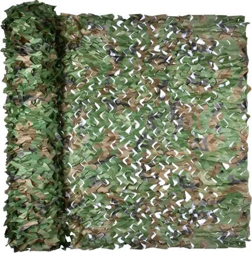 Vista 16 de Red de camuflaje, red de camuflaje, red de camuflaje para puesto de caza, decoraciones de fiesta militar, redes de sombra para cercas, liviana
