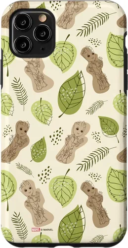 Vista 13 de Funda con diseño de hojas de Groot para iPhone 16 Marvel Studios