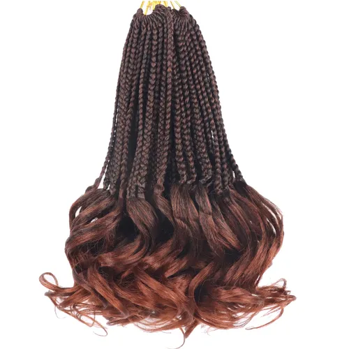 Vista 86 de Cabello para Trenzas Rizo Francés Color 1 Trenzas de Ganchillo Rizo Francés 10 Pulgadas Trenzas de Caja Cabello de Ganchillo para Mujeres y Niños
