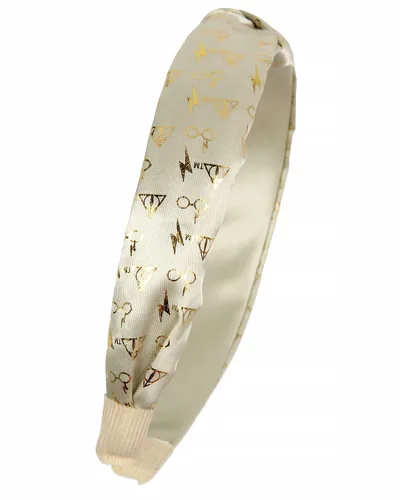 Vista 3 de Bioworld Harry Potter Deathly Hollow And Lightning Bolt Logo Diadema Accesorios para el cabello