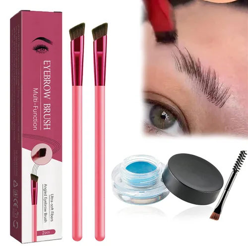 Vista 14 de Cepillo de sello de cejas 4D, cepillo de trazo de cabello de cejas, cepillo de cejas 4D, cepillo de cejas ultrafino, cepillo de cejas realista