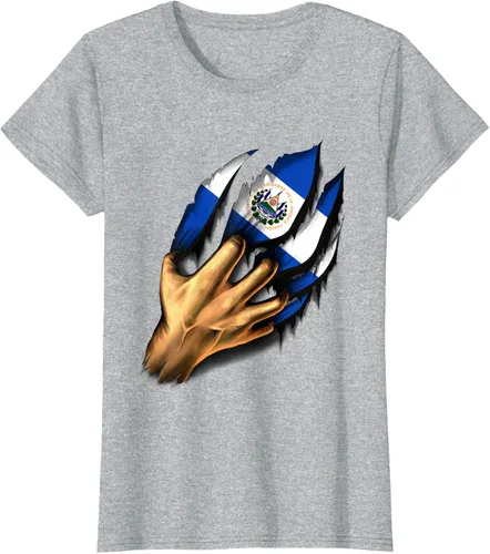 Vista 25 de El salvador bandera camisa salvadoreña en mi