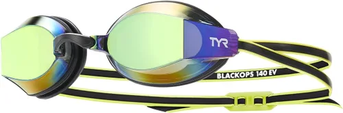 Vista 14 de TYR Gafas de natación para adultos Black Ops 140 EV Reducción de arrastre de perfil bajo Vista periférica de 140 grados Juntas de silicona