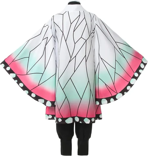Vista 4 de CR ROLECOS - Disfraz de cosplay de Tanjirou, Zenitsu y Giyuu para anime, kimono de cosplay