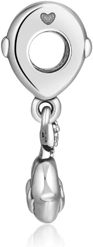 Vista 2 de CKK - Abalorios de plata de ley 925 para pulseras y collares, accesorios de joyería