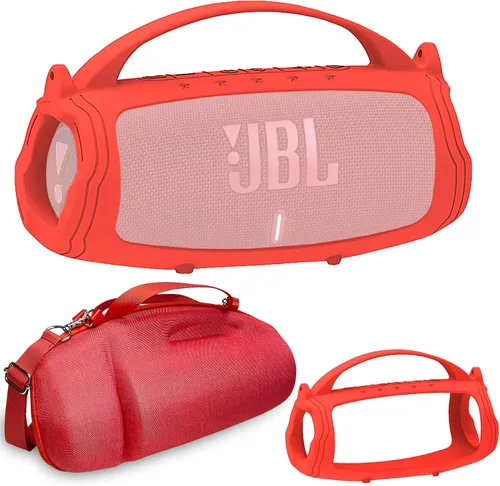 Vista 10 de JCHPINE Funda de silicona y funda rígida de viaje para JBL Charge 4 / Charge 5 Accesorios de altavoz Bluetooth portátil