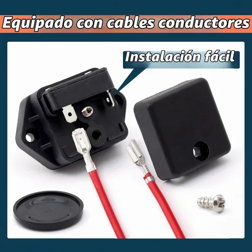 Vista 5 de Kit de interruptor de bomba mejorado de repuesto para Flojet Triplex piezas de repuesto 2091050, equipado con interruptor de 50 psi y cables de cable