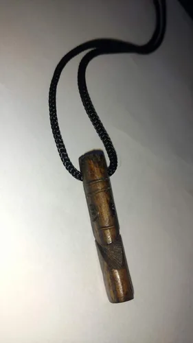 Vista 8 de Taino collar de madera para la buena suerte igual que en la playa dominicana, Madera