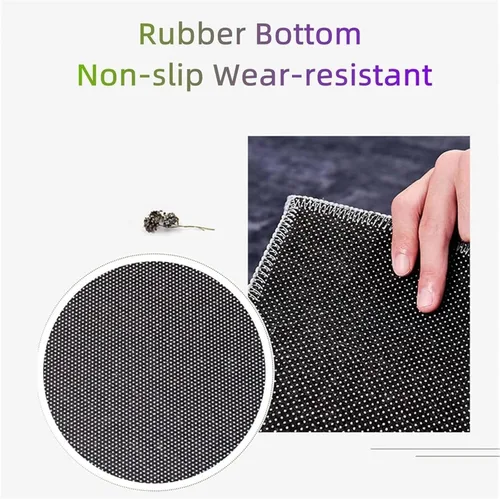 Vista 6 de Heating Mats Electric Heated Area Rug with Timer Fast Heating Graphene Heating Carpet Floor Heater Floor Mat for Home Office(Color1,55 * 90CM)