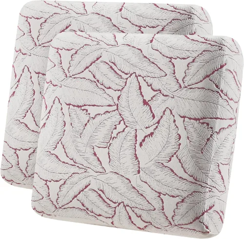 Vista 28 de Fuloon Fundas de Cojines para Sofá, Fundas de Cojines de Asiento Elásticas Estampadas, Fundas Protectoras Lavables para Muebles, para Sillón
