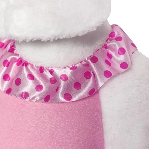 Vista 6 de Xinxiaomeng Disfraz de conejo de Pascua para niñas, traje de conejo y zanahoria, disfraz de conejo