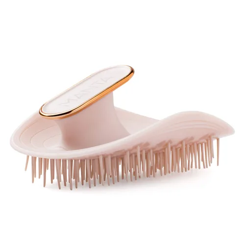 Vista 7 de Manta Cepillo de pelo original antiroturas – Cepillo desenredante suave para cabello húmedo y seco, cepillo flexible para todo tipo, cuidado