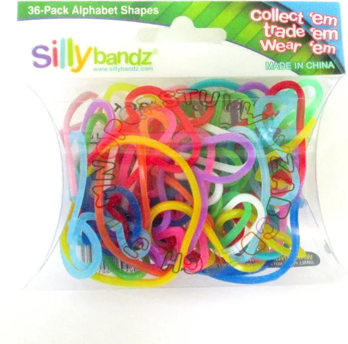 Vista 3 de Silly Bandz - Paquete del alfabeto - 36