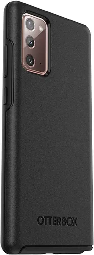 Vista 5 de OtterBox Symmetry Clear Series - Funda para Samsung Galaxy Note 20 5G (SÓLO - NO Ultra) Embalaje no comercial - Negro
