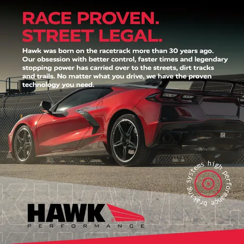 Vista 7 de Hawk Performance Pastillas de freno HB477F.610 HPS Performance Street