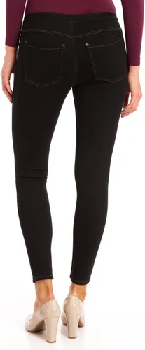 Vista 3 de HUE Leggings sólidos de jeans originales para mujer